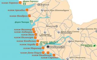 Harta Calangute în limba rusă Calangute Harta Goa
