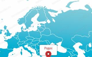 Grecia, Rodos.  Insula Rodos pe hartă.  Rodos: odihnă.  Insula Rodos din Grecia Despre harta centrului Rhodos în limba rusă